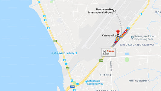 Colombo Airport (CMB) to Katunayake City Private Transfer