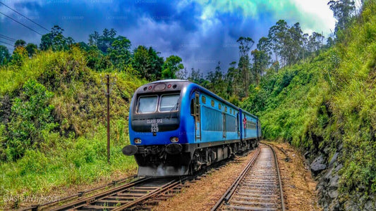 Поездка на поезде из Коломбо в Бадуллу (поезд № 1005 «Podi Menike»)