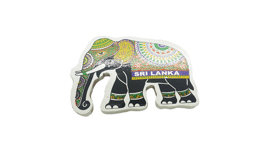 Традиционный шри-ланкийский магнит на холодильник Perahera Elephant