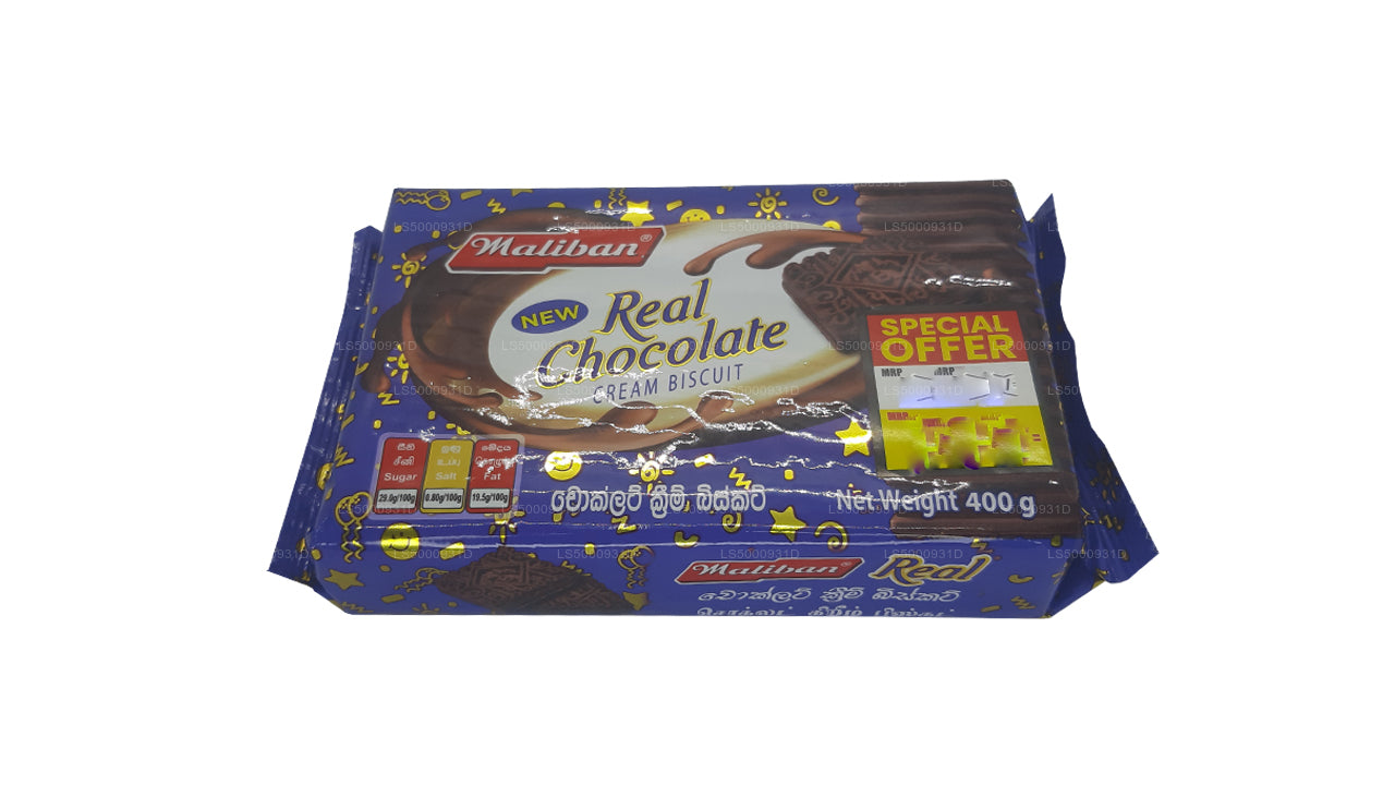 Кремовое печенье Maliban с настоящим шоколадом (400 г)
