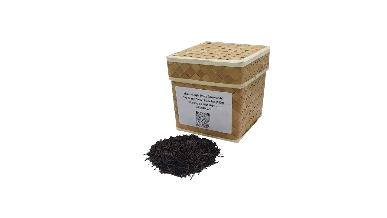 Lakpura Single Estate (Шоулендс) Цейлонский черный чай класса OP1 (100 г)