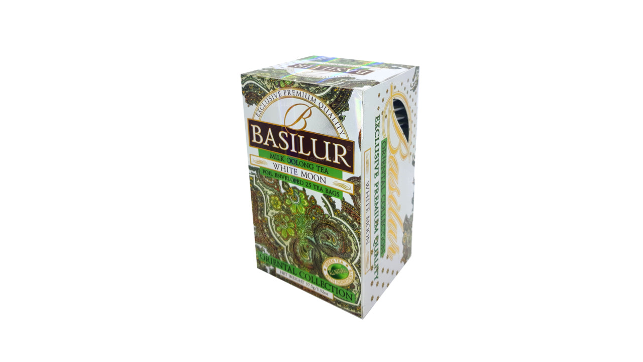 Чай Basilur «Белая луна» с молоком (37,5 г) 25 пакетиков