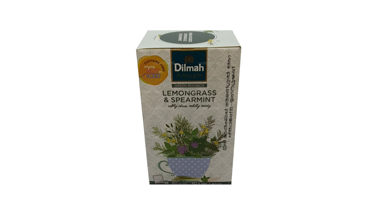 Dilmah Green Rooibos с лемонграссом и мятой (40 г) 20 пакетиков чая