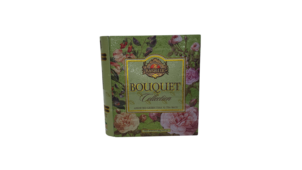 Эксклюзивная коллекция зеленого чая Basilur (48 г) 32 чайных пакетика
