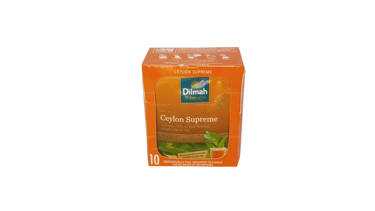 Дилма Цейлон Суприм 10 пакетиков чая (20 г)