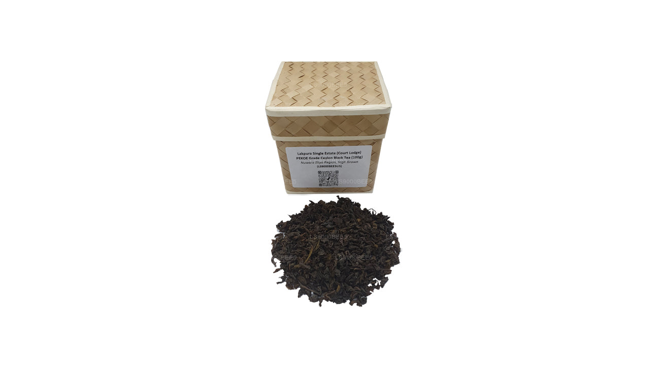 Lakpura Single Estate (Корт-Лодж) Цейлонский черный чай класса PEKOE (100 г)