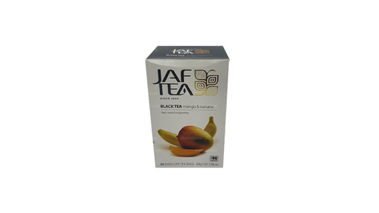 Jaf Tea Коллекция чистых фруктов Черный чай Манго Банан (30 г) 20 чайных пакетиков