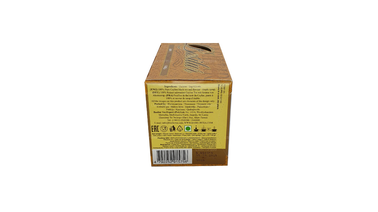 Осенний кленовый черный чай Basilur (40 г) 20 пакетиков