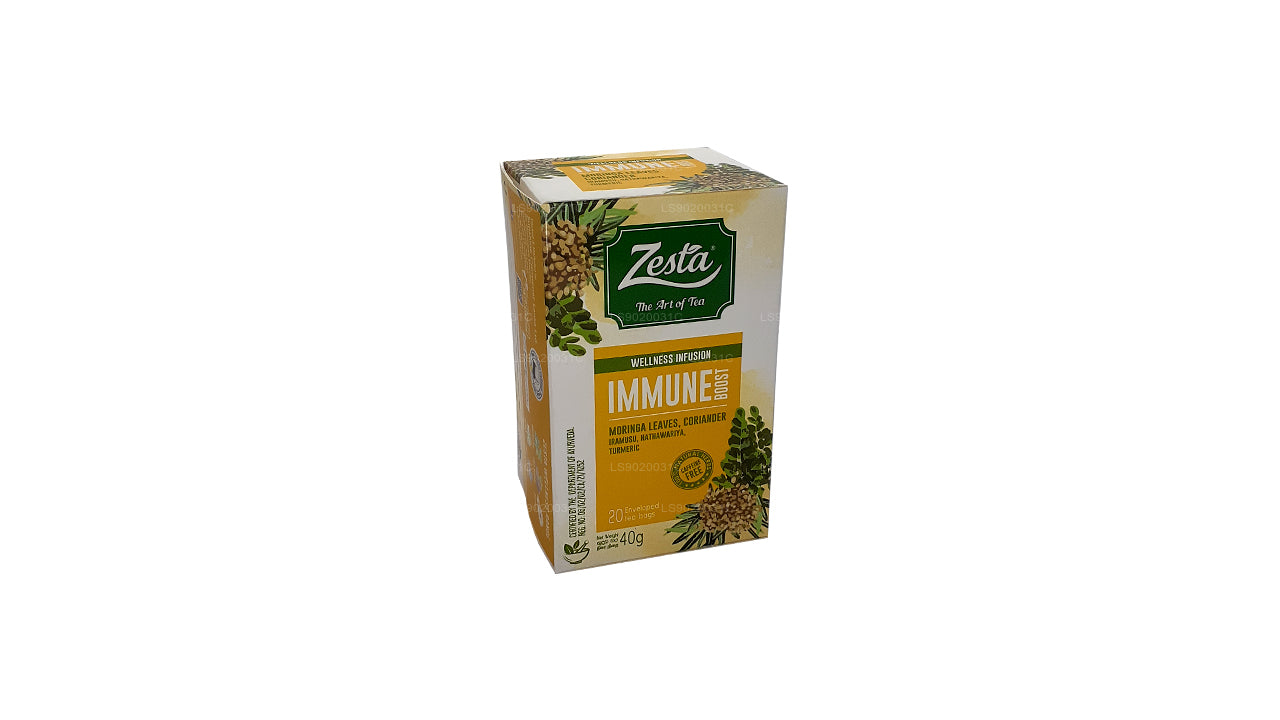 Листья морнги Zesta Immune, кориандр (40 г) 20 пакетиков