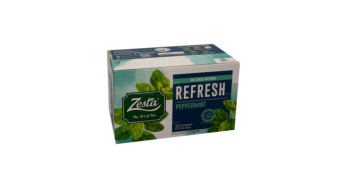 Перечная мята Zesta Refresh (30 г) 20 пакетиков чая