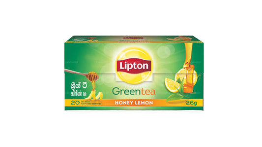 Зеленый чай Lipton с медом и лимоном (26 г) 20 пакетиков
