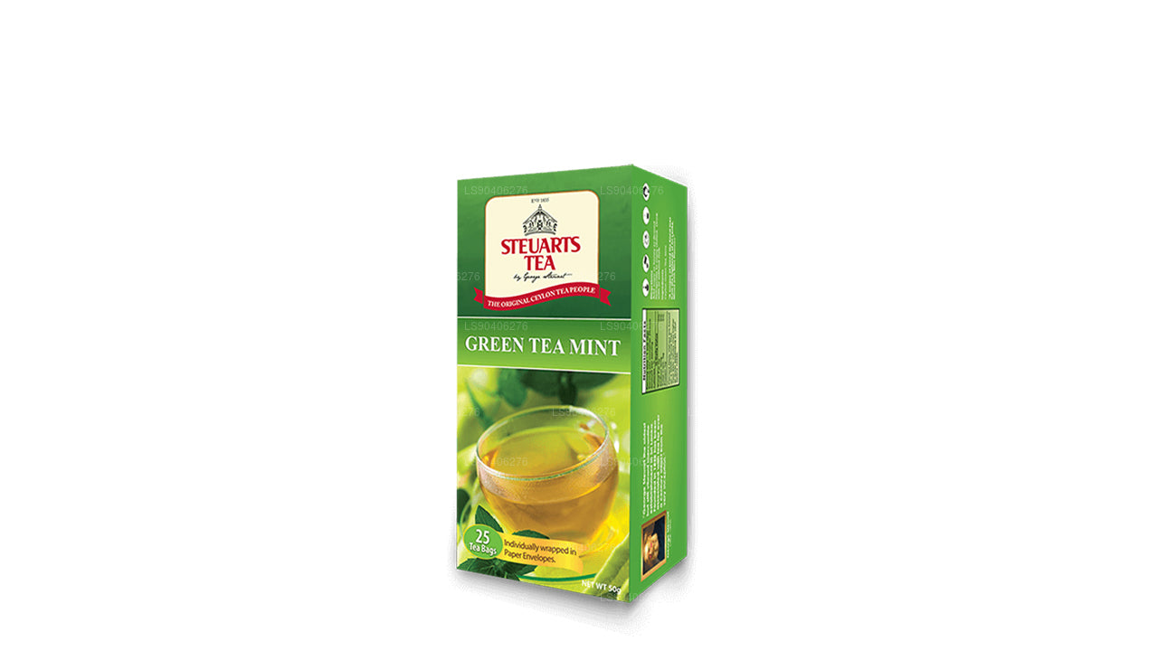 Зеленый чай George Steuart с мятой (50 г) 25 пакетиков