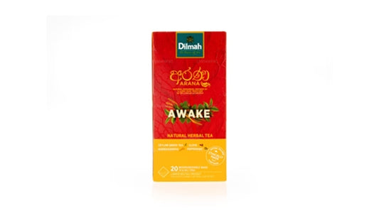 Натуральный травяной зеленый чай Dilmah Arana Awake (20 пакетиков чая без бирки)