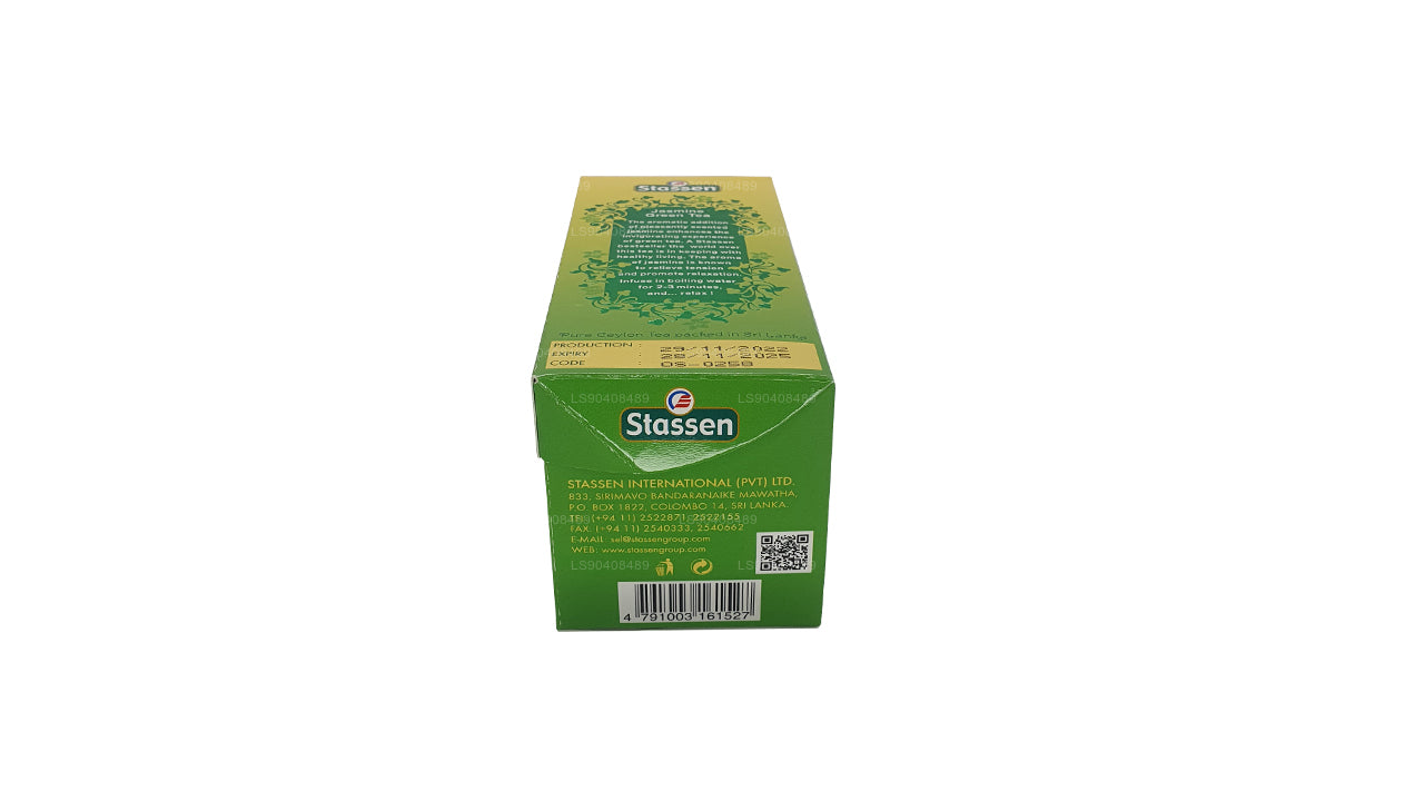 Зеленый чай Stassen с жасмином (37,5 г) 25 пакетиков