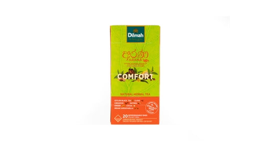 Натуральный травяной черный чай Dilmah Arana Comfort (20 пакетиков чая без бирки)