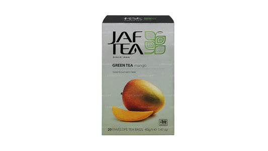 Коллекция Jaf Tea Pure Green Collection Зеленый чай, манго, фольга, конверт, чайные пакетики (40 г)
