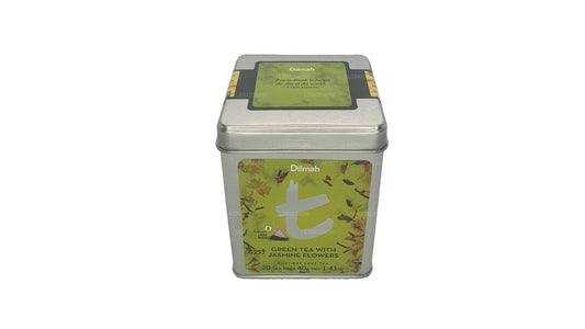 Зеленый чай Dilmah T-series с цветами жасмина (40 г) 20 пакетиков